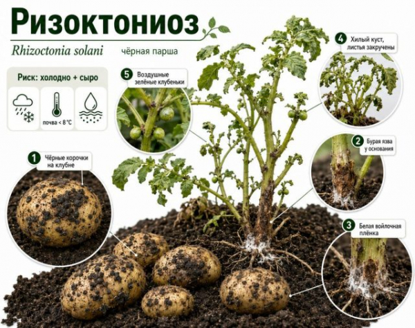 12 главных болезней картофеля с фото: как быстро определить и лечить 12 главных болезней картофеля с фото: как быстро определить и лечить