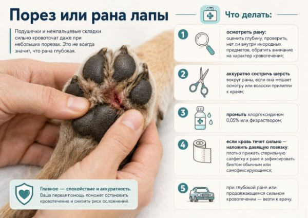 Дачная аптечка для питомца: что обязательно нужно взять с собой за город