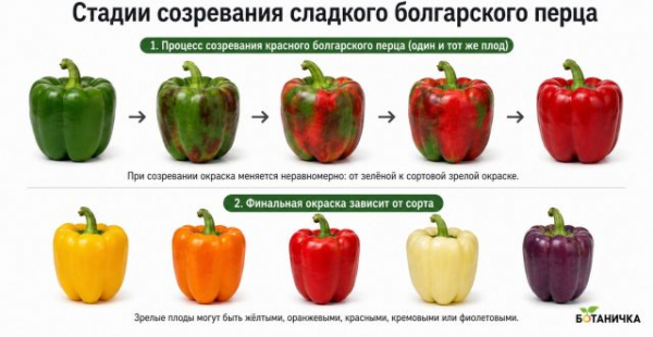 Перцы выросли, но не дозревают: ждать, подкормить или уже снимать? Перцы выросли, но не дозревают: ждать, подкормить или уже снимать?
