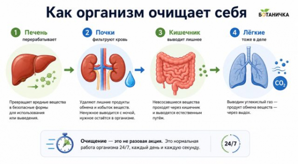 Почему вам не нужно очищать организм от шлаков и токсинов? Почему вам не нужно очищать организм от шлаков и токсинов?